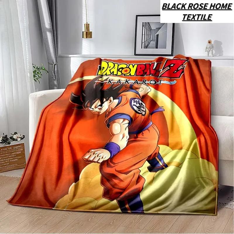 Fashion Art Print Comics D-Dragons B-Balls Blanket Bedroom Sofa Bed Sheet Outdoor Car Travel Hotel Portable Plush Cover Blanket