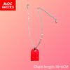 MOC Bricks Figure bracelet diamon bride groom Marriage Marry wedding Chain Constructing Blocks Assembled Children Friends Playthings Present