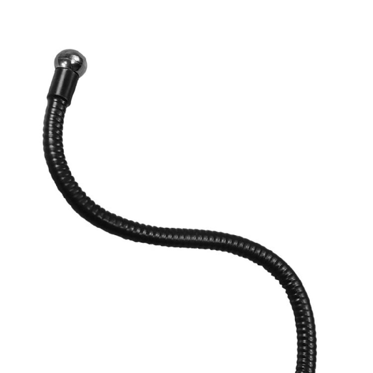 Tubo Flessibile Regolabile da 300 mm con Filettatura Maschio da 3/8 e Testa Sferica da 17,4 mm per Uso con Treppiede e Selfie Stick