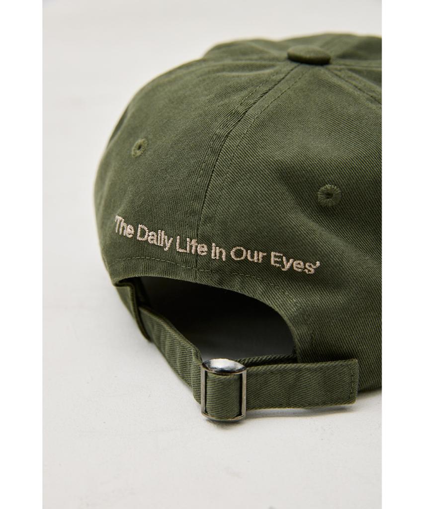 Haechinglum Logo Cap Washed Khaki