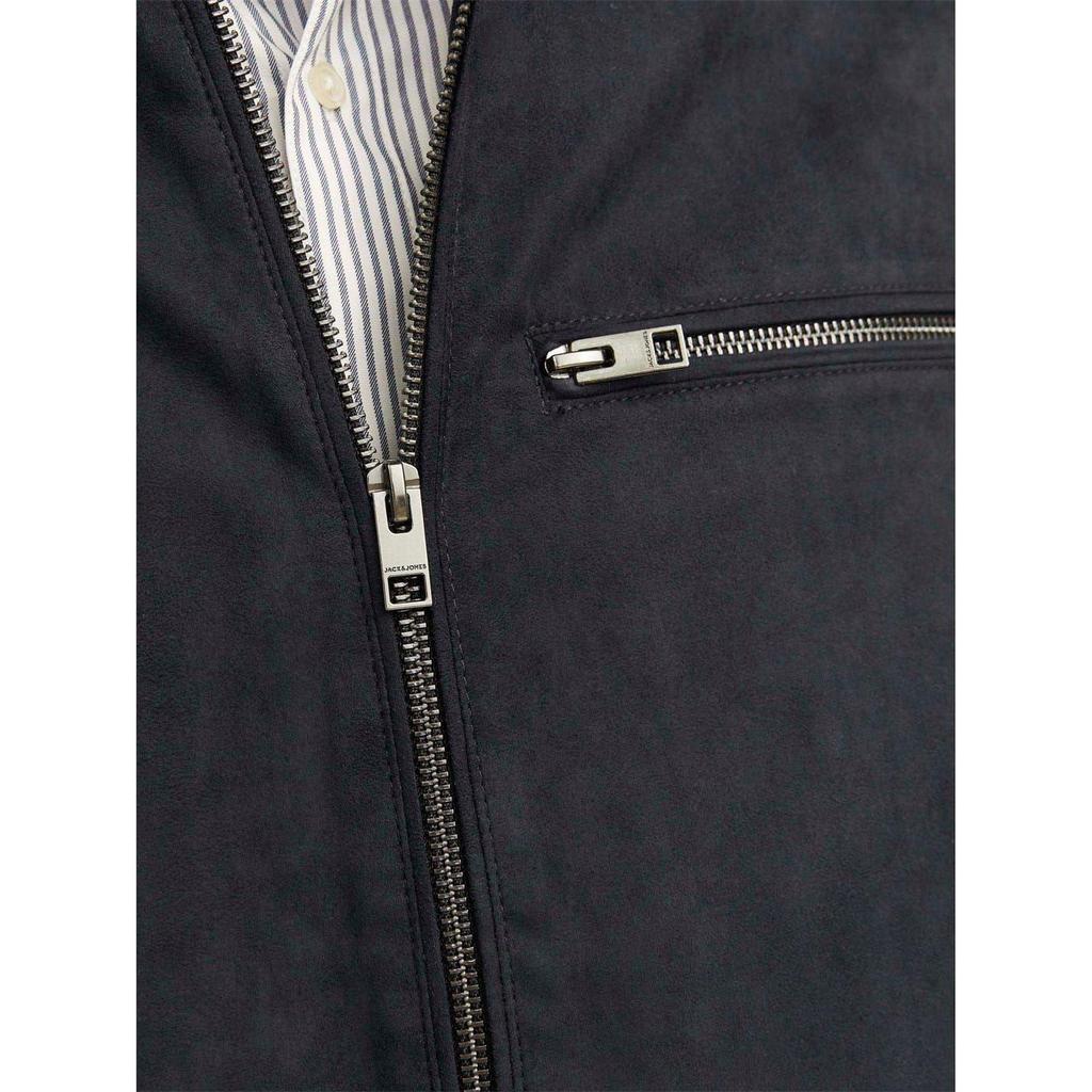 Jack And Jones Mens Faux Leather Biker Jacket