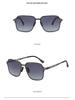 Men's Lightweight Polarized Metal Sunglasses - UV Protection, Black Outdoor Design