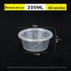 Disposable Transparent Round Meal Box