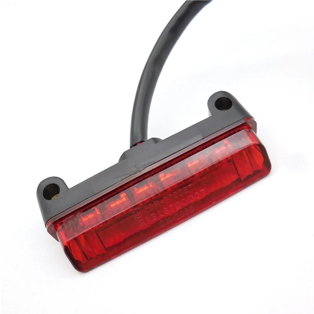 

3-Colors Motorcycle 12V Mini Rear Brake Tail Stop Light Waterproof For Dirt Bike Motorbike License Plate Decorative Rear Lamp