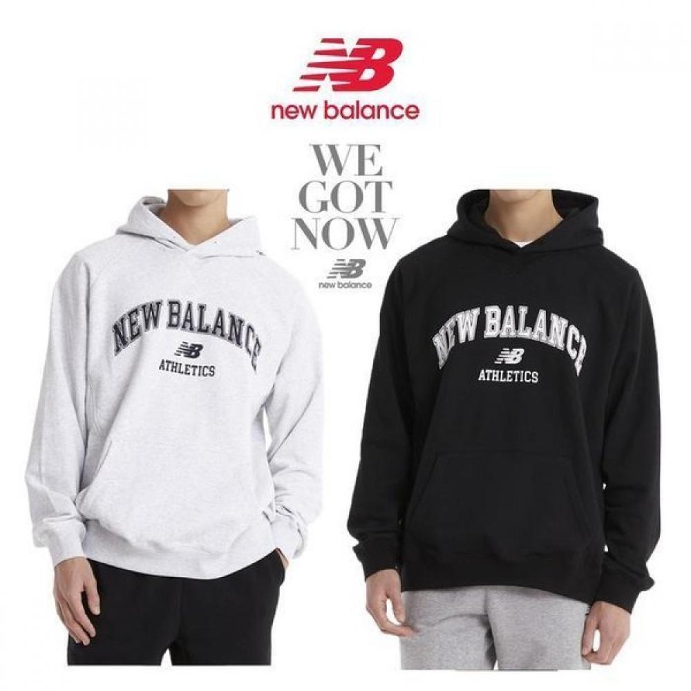 

New Balance Унисекс Базовая толстовка с капюшоном с логотипом Nbn0ec3813 black/90 (S)