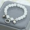 Small fresh color butterfly broken bead bracelet female ins style niche design new gray moonlight star and moon crystal jewelry