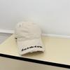 Baseball Cap Women Embroidered Vintage Distressed Wide Brim Sunhat For Summer Casual Wear