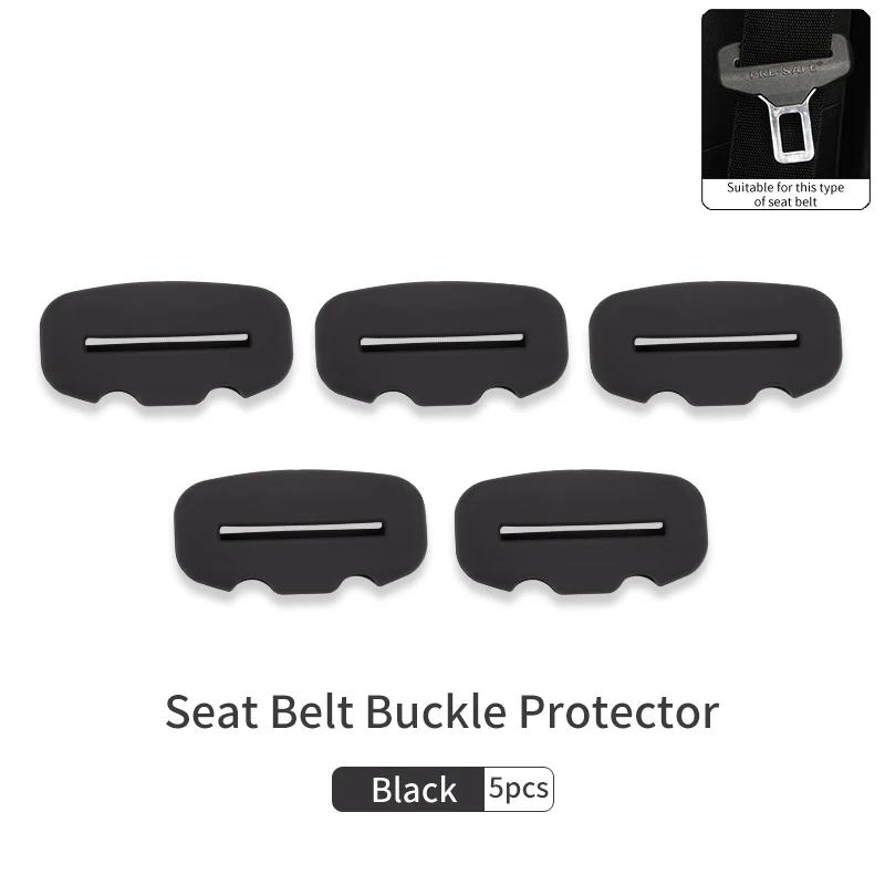 Car Sticker 2025 Hot Silicone Car Seat Belt Buckle Cover For BMW G30 G20 F30 F10 G01 X1 X2 X3 X4 X5 X6 X7 Anti-Scratch Auto Safe
