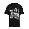 Eat Sleep Rubiks Cube  Zauberwürfel 80s Herren T-Shirt Baumwolle