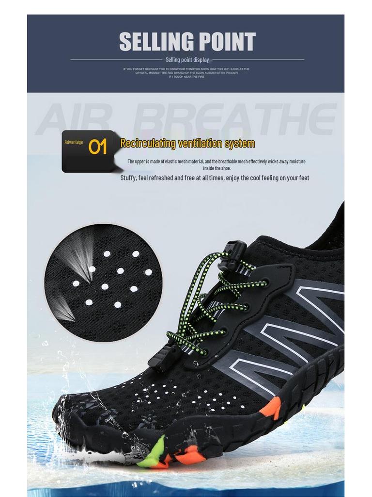 Unisex Quick-Dry Non-Slip Canyoneering & Beach Five-Finger Shoes