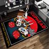 Cup-head And Mugman Adventure Office Rug Chair Mat, Game Carpet, Suitable for Front Door, Bedroom, Living Room, Desk, Holiday Gift