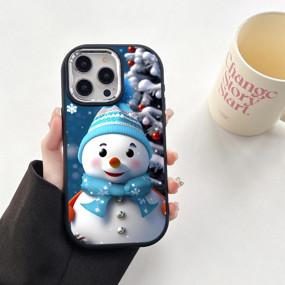 N110 С Новым годом Счастливого Рождества Снеговик Мягкие чехлы для телефонов Samsung S24 — фото 7