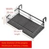 For Garden Balcony Corridor Suitable Plant Rack Flower Pot Rack Plant Storage Railing Home Storage Rack
