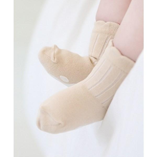 Set of 3 Types of Baby Classic Pattern Socks + 3 Types of Wavy Ribbed Socks, Korean Baby Products
