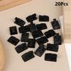 20Pcs Ring Display Holders Plastic Stand Jewelry Tray for Countertop Showcase Exhibition Organizer
