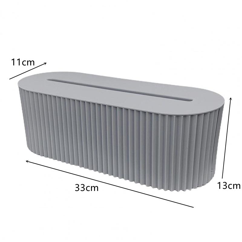 Plug Board Storage Box Cable Wire Organizer Case With Lid Socket Wireless WiFi Router Bracelet Desktop Space Saving Holder Shelf