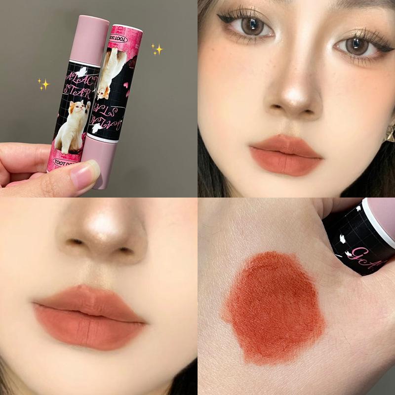 Toot Dodo Meow Lip Mud: Long-lasting, Highly Pigmented, Soft Matte Velvet Mousse Lipstick & Gloss