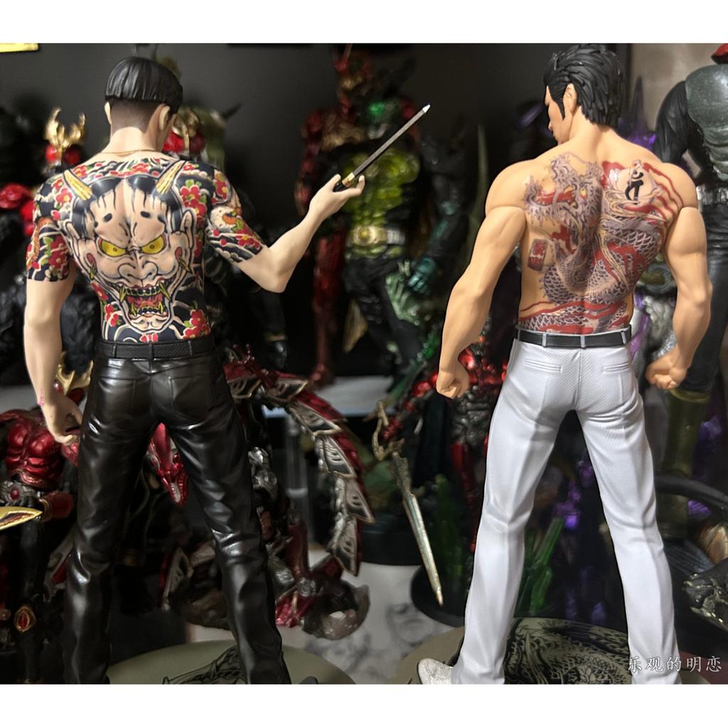 Anime Drachenfigur Kazuma Kiryu Actionfigur Goro Majima Figur Starker Mann Stehendes Modell Spielzeugpuppe Ornament Sammelobjekt Jungen Geschenke
