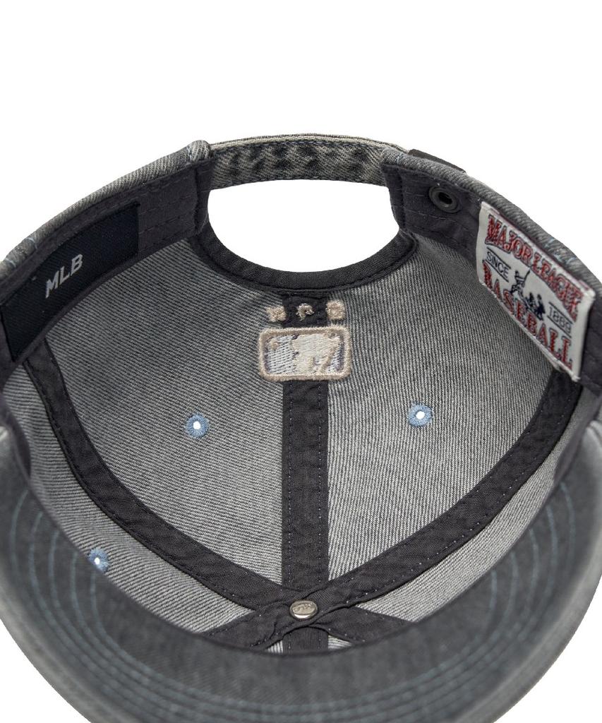 Emelbi Basic Denim Unstructured Ball Cap La (Charcoal Grey)