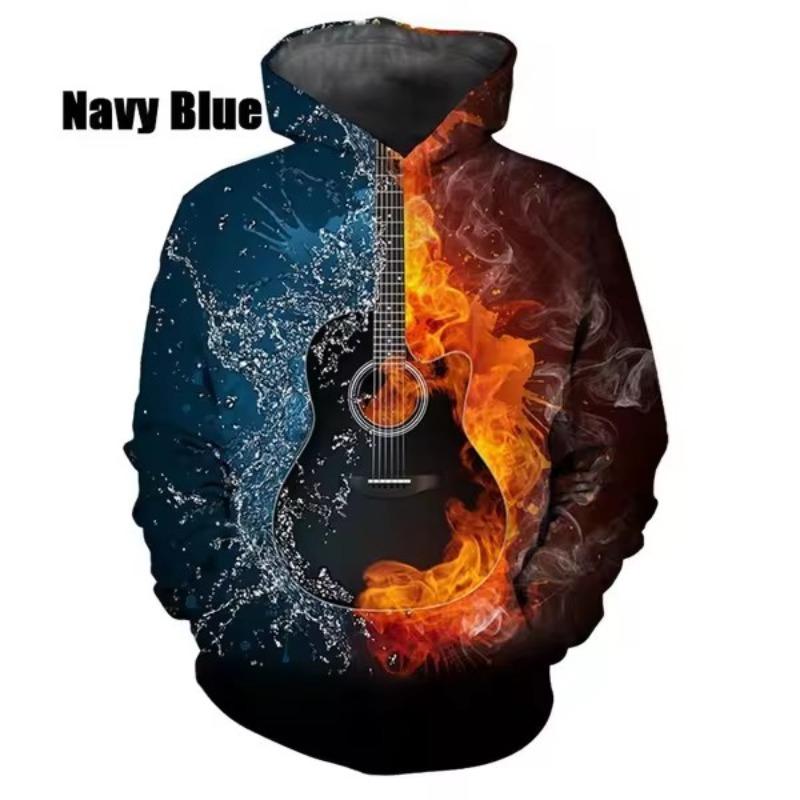 Herbst Herren Neue Mode Hoodie 3D Gedrucktes Comic-Muster Hip Hop Lässig Komfort Multifunktionales Herren Pullover Sweatshirt