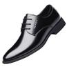 New Versatile Black Business Dress Leather Shoes Men's Lace-up Shoes Wedding Fashion Men's Shoes