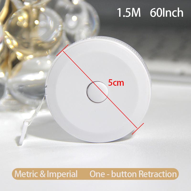 Mini Roulette Portable Measuring Tape Metric Tape In Inches Retractable Metric Tape Sewing Ribbon Meter