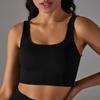 New Seamless Knitted Solid Color Dot Suspender, Beautiful Back Bra, Sports Running Fitness Suit, Vest For Women