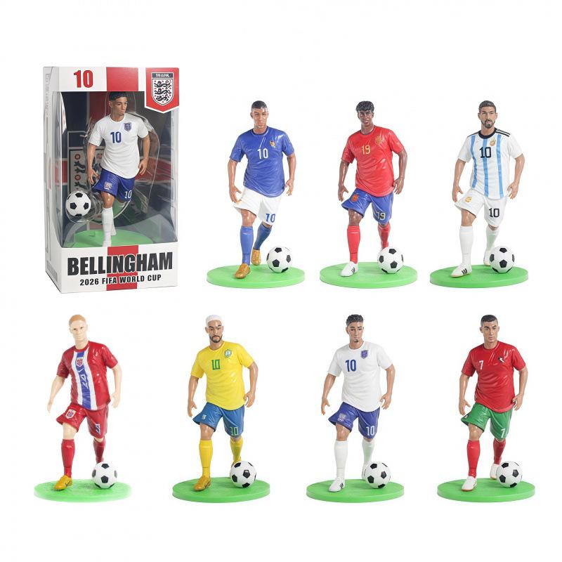 Figurină de Acțiune Star Fotbal Model 18CM Cupa Mondială 2026 Jucărie Colecționabilă Decor Birou
