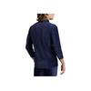 Polo Ralph Lauren Einfarbiges Logo Besticktes Polokragen Langarm Sweatshirt Herren Sweatshirt Marineblau MNPOKNI16822848-410