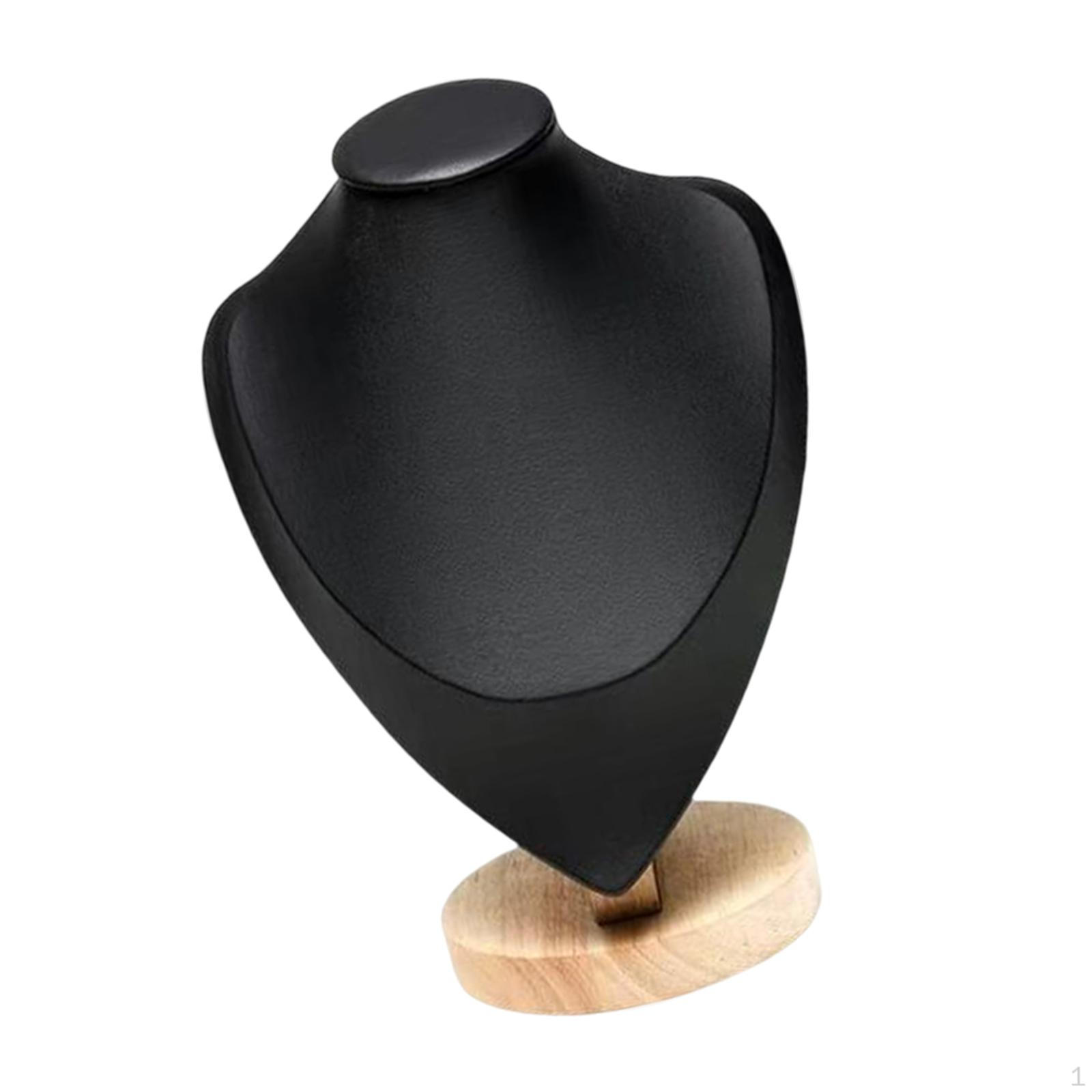 

Элегантный держатель для ювелирных изделий с ожерельями, гладкий и прочный для салона, комода, выставочного зала Black M