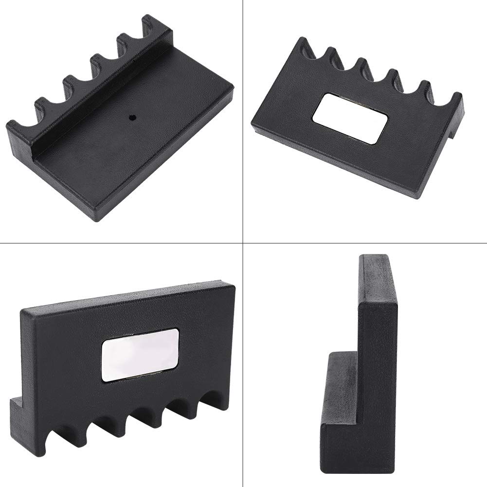Ongwan Billiard Cue Hard Adhesive Cue Holder with PE Portable and Easy to Install and Black 5-Cue Rack, Bag, Durable, Use,
