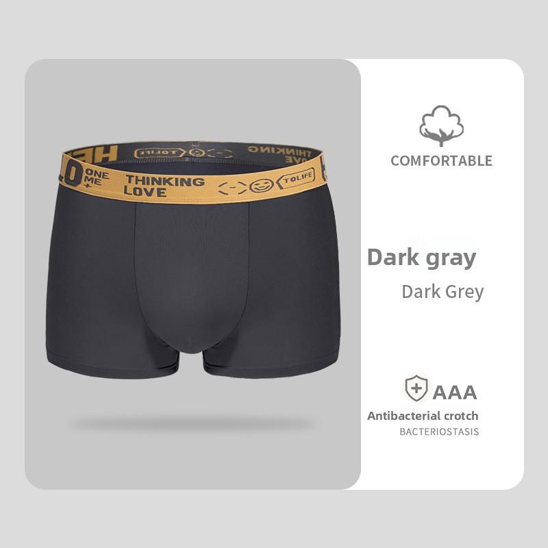 Men's Spring Summer Fashion HELLO Belt Comfortable Soft Breathable Flat Angle Briefs