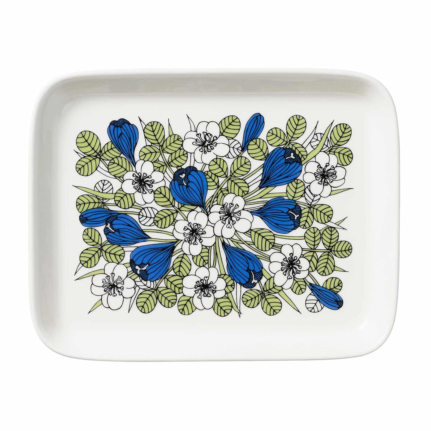 Genuine Import Arabia Tableware Crocus Plate Dish 1519cm Green