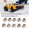 10 Pcs Lock Tire Nut Corrosion Resistant RC Model Car M5 Flange Nut Lock Tire Nut