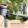 Ergonomic Handle Manual Well Pump Heavy Duty Hand Shake Water Pump Pitcher Pump  Home Garden