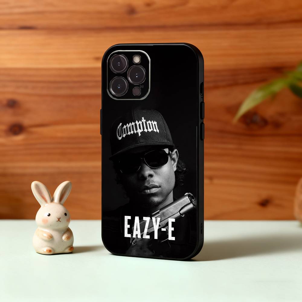 

Charismatic E-Eazy E Rapper Phone Case For iPhone17,16,15,14,13,12,Plus,Pro Max, 5G Others Soft Black Cover iPhone12PRO