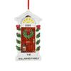 Creative resin statue christmas house ornaments christmas home garden christmas tree ornaments