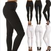 Women Fashion Solid Color Skinny Long Pants Hollow Out Sexy High Waist Jeans For Effortless Style
