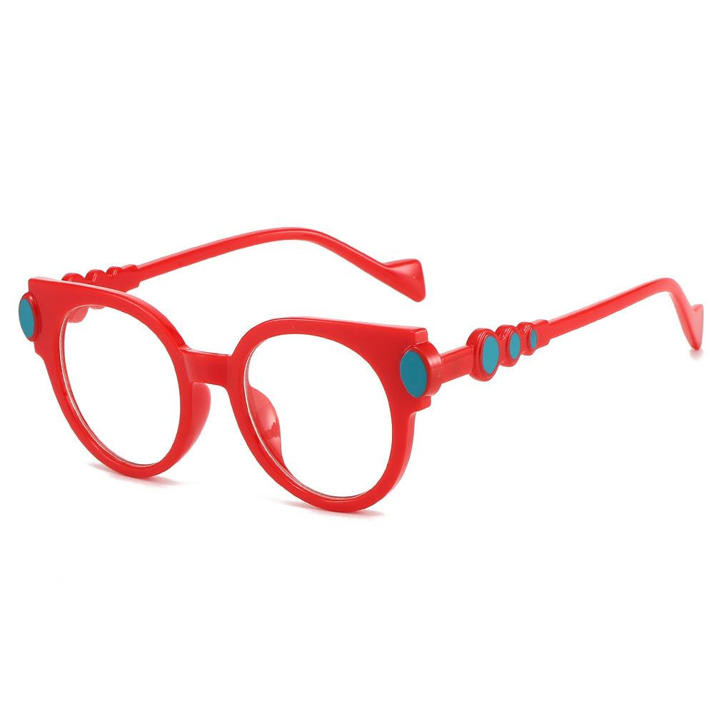 

JYL Cat Eye Blue Light Glasses Women Office Trendy Party Eye Protection / 18042 18042-C7 квасолі чорного кольору