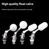 Plastic Floating Ball Valve Fish Tank Water Tank Adjustable Water Inlet Valve Multi Direction Installation Ball Cock