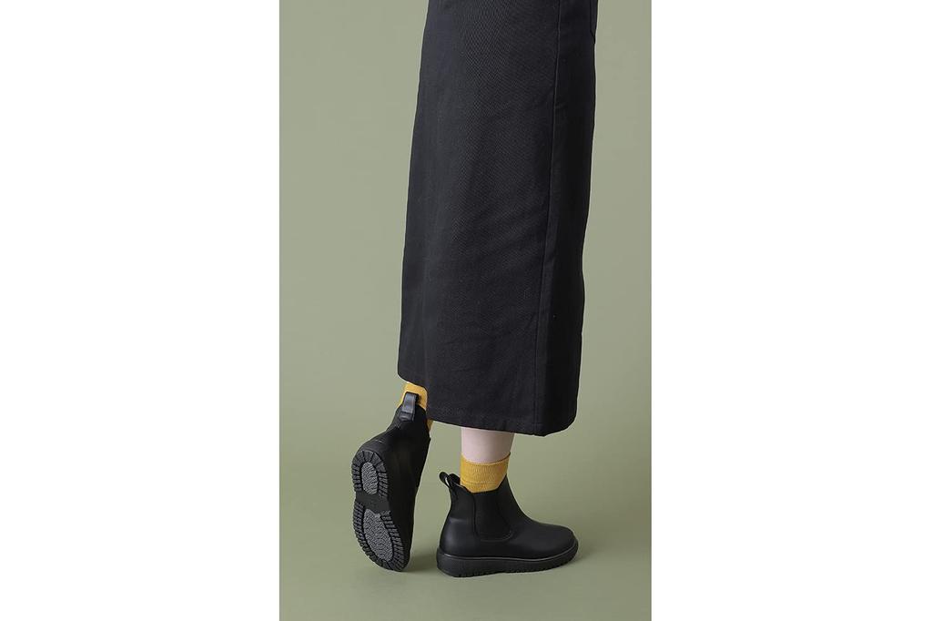 Pansy 4810 Wasserdichte Stiefeletten mit seitlichem Gummizug, Größe Schwarz Damenstiefel, 3E, 23.5cm,