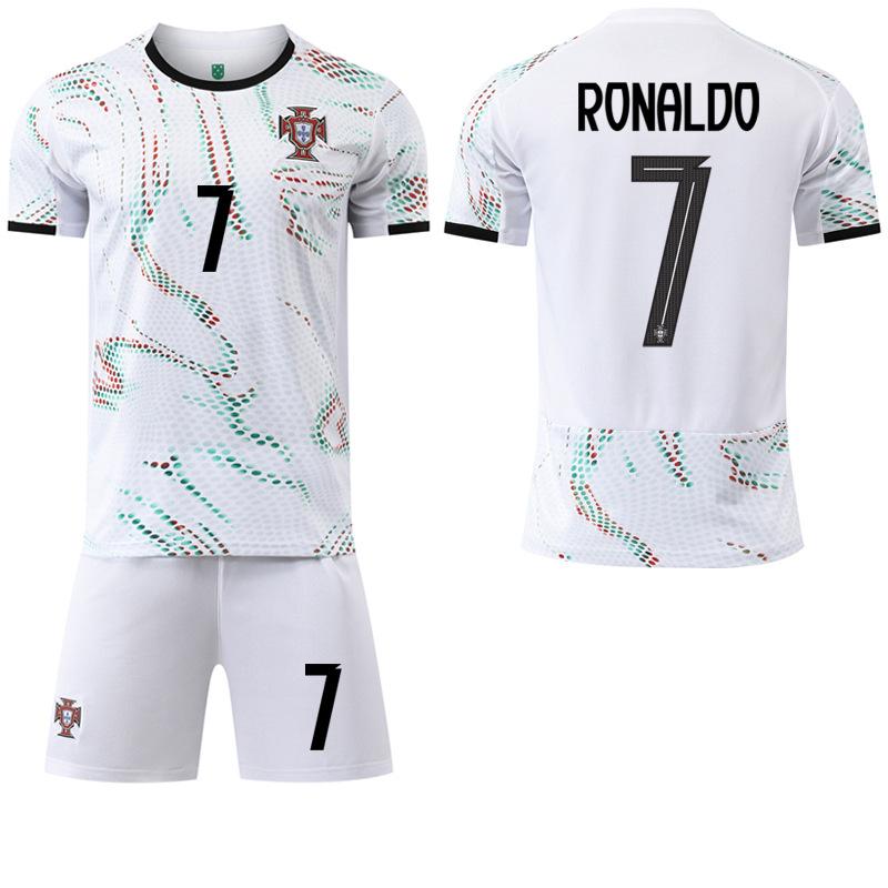 

2025-26 Portugal away white jersey #7 Ronaldo #8 Fernandes #11 Jota Football Jerseys 24