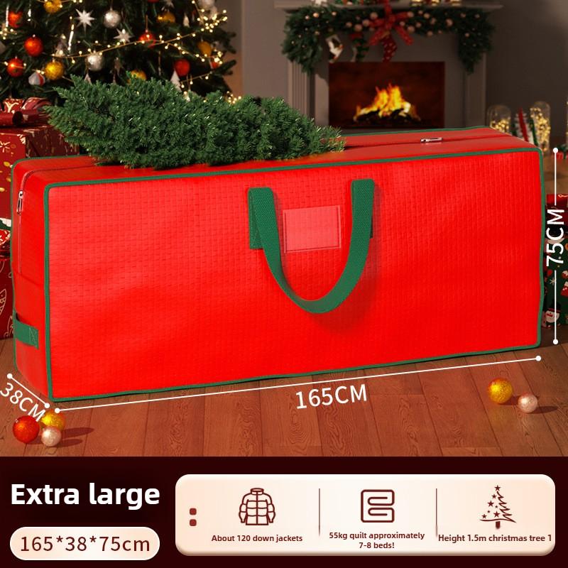 Christmas Tree Storage Bag Waterproof Moisture-proof Durable Christmas Tree Dustproof Zipper Bag Handbag