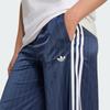 Adidas Originals Striped Elastic Waist Pocket Casual Pants Women Bottoms Night-Blue KD2296