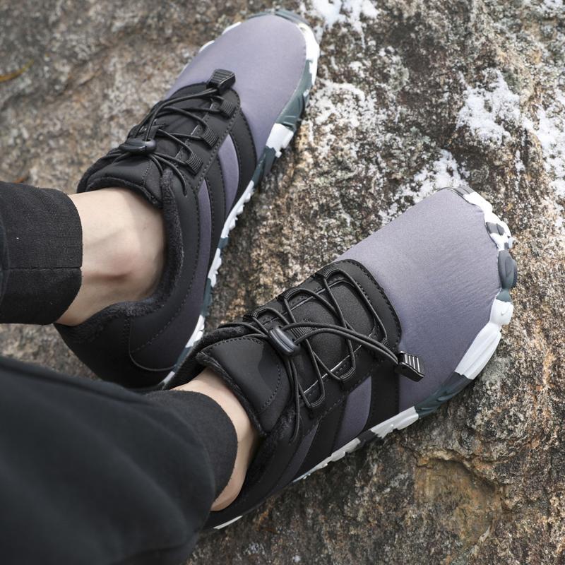 Winter Outdoor Cotton Boots Warm Snow Boots Cotton Boots Comfortable Inner Non-Slip Soles Waterproof Upper Men's Boots Warm