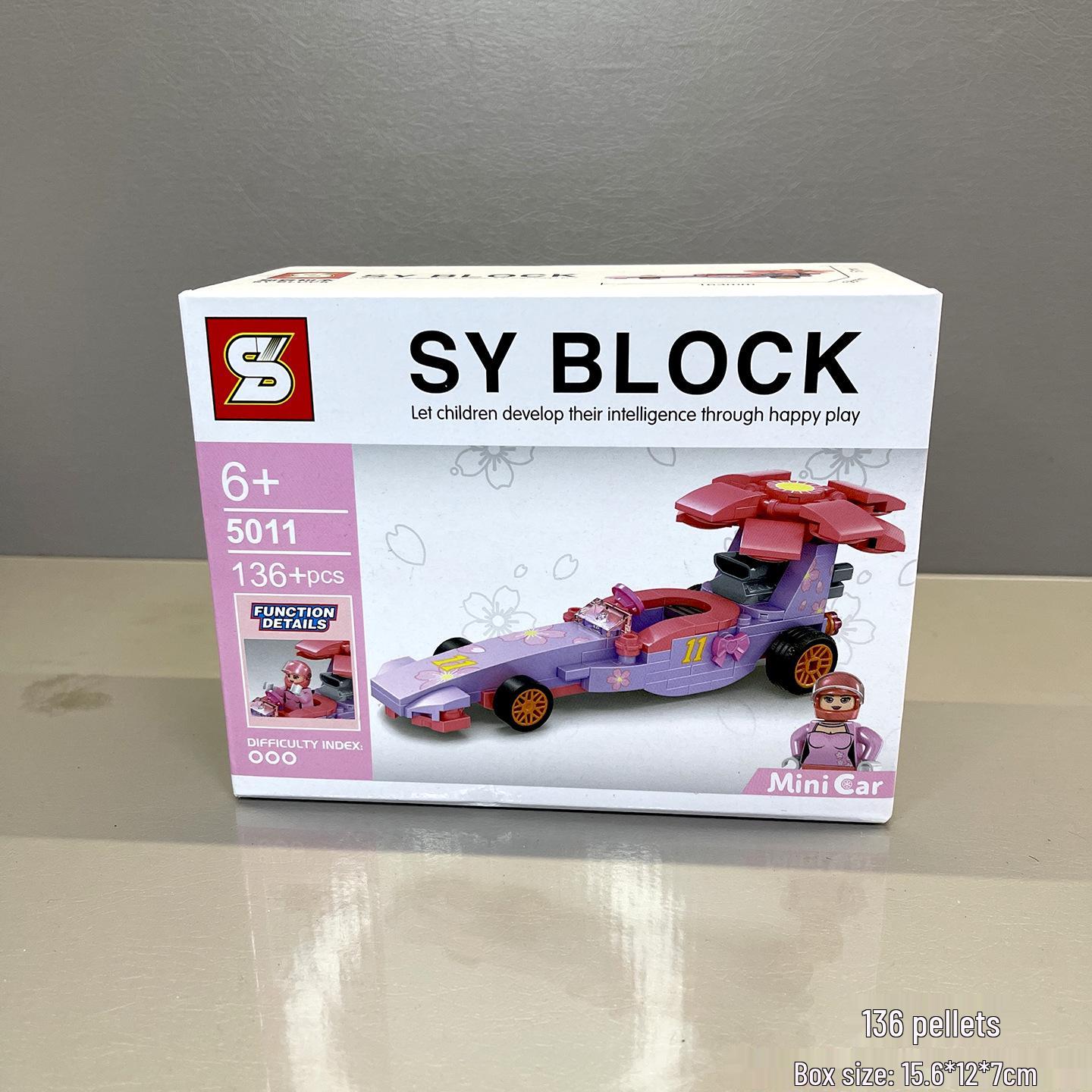 Mini Racing Car Building Blocks Toy for Kids – Educational Gift for Boys & Girls
