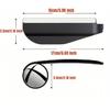 Car Blind Spot Mirror and Rearview Mirror Rain Cover, 2-in-1 Multi-functional Design for Enhanced Safety Driving with Expanded Field of View