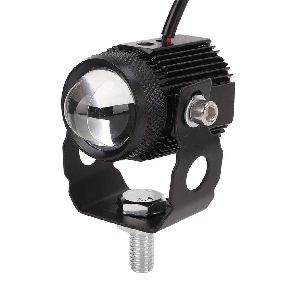 Par Motorsykkel LED Spotlys Fjernlys Nærlys Gult Hvitt Lys IP65 Vanntett Universalt