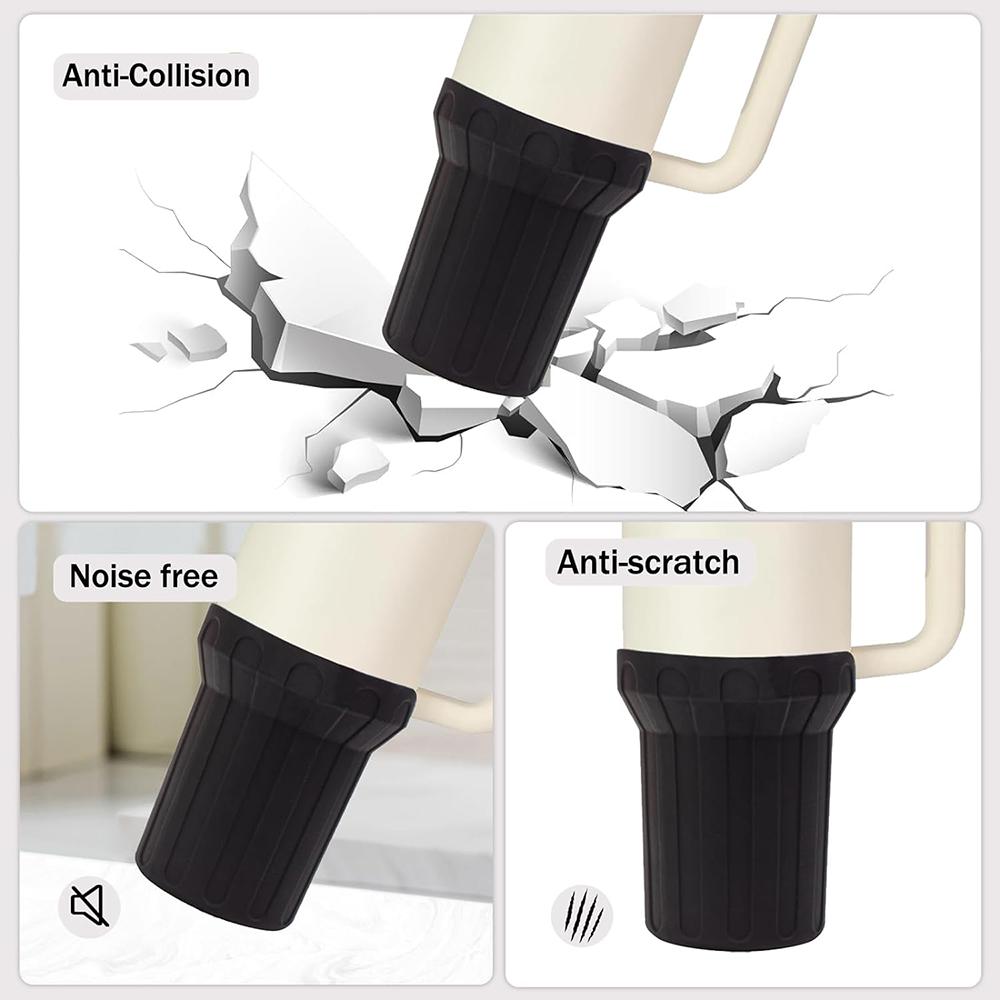 Protective Water Bottle Bottom Sleeve Cover Silicone Cup Bottom Protective Cover Cup Holder For Stanley 40oz Tumbler