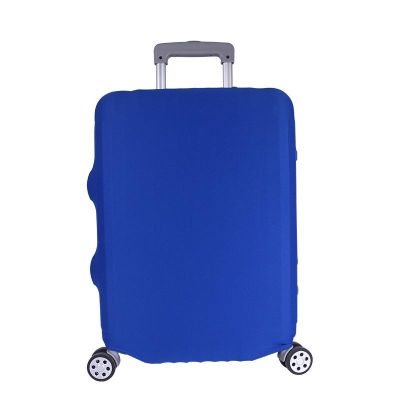 Elastic Zippered Travel Suitcase Protective Cover - Durable, Printed, and Wear-Resistant